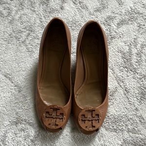 Tory Burch peep-toe wedge